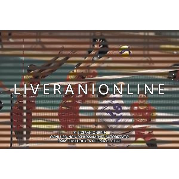 Campionato Italiano di Volley Superlega Serie A 2019/2020 Latina, Italia 08/12/2019 Top Volley Cisterna vs Tonno Callipo Calabria Vibo Valentia Nella foto: attacco Ezequiel Palacios FOTO LUIGI MARIANI-ALESSIO MARINI-AG ALDO LIVERANI SAS