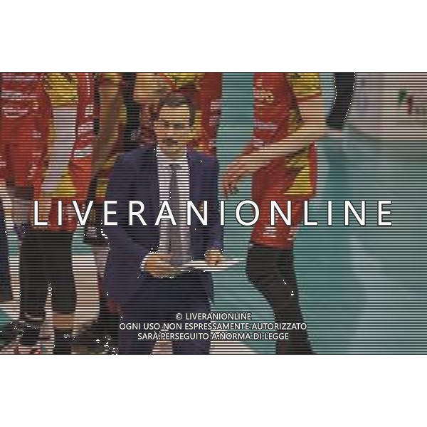 Campionato Italiano di Volley Superlega Serie A 2019/2020 Latina, Italia 08/12/2019 Top Volley Cisterna vs Tonno Callipo Calabria Vibo Valentia Nella foto: coach Juan Manuel Cichello FOTO LUIGI MARIANI-ALESSIO MARINI-AG ALDO LIVERANI SAS