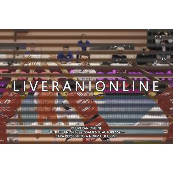 Campionato Italiano di Volley Superlega Serie A 2019/2020 Latina, Italia 08/12/2019 Top Volley Cisterna vs Tonno Callipo Calabria Vibo Valentia Nella foto: attacco Maarten Van Garderen FOTO LUIGI MARIANI-ALESSIO MARINI-AG ALDO LIVERANI SAS