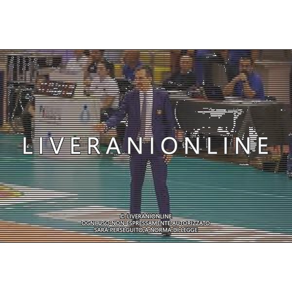 Campionato Italiano di Volley Superlega Serie A 2019/2020 Latina, Italia 08/12/2019 Top Volley Cisterna vs Tonno Callipo Calabria Vibo Valentia Nella foto: coach Juan Manuel Cichello FOTO LUIGI MARIANI-ALESSIO MARINI-AG ALDO LIVERANI SAS