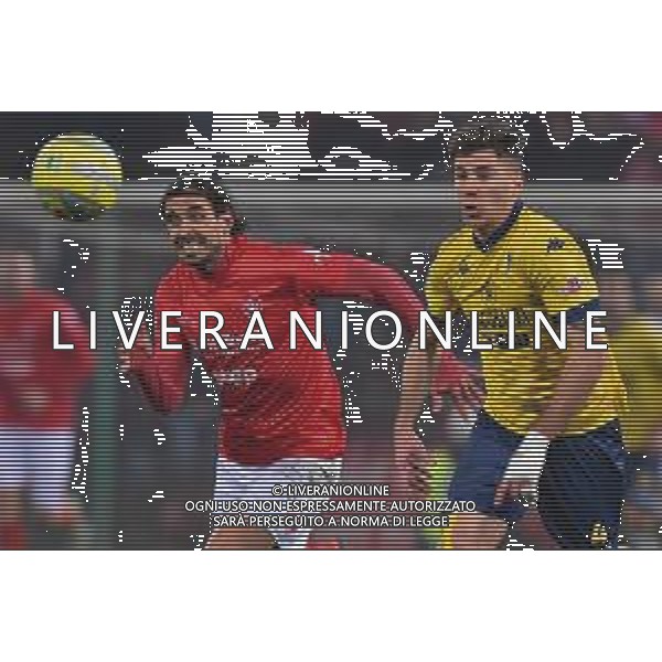 Campionato Italiano di Calcio Serie C - Lega Pro 2019/2020 Trieste, Italia 08/12/2019 Triestina Vs Modena Nella foto: Andrea Ingegneri del Modena contrastato da Pablo Granoche della Triestina. ©LM/Franco Debernardi-Alessio Marini/AGENZIA ALDO LIVERANI SAS