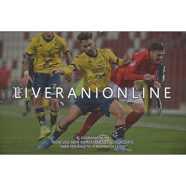 Campionato Italiano di Calcio Serie C - Lega Pro 2019/2020 Trieste, Italia 08/12/2019 Triestina Vs Modena Nella foto: Salvatore Pezzella del Modena contrastato da Andrea Procaccio della Triestina. ©LM/Franco Debernardi-Alessio Marini/AGENZIA ALDO LIVERANI SAS