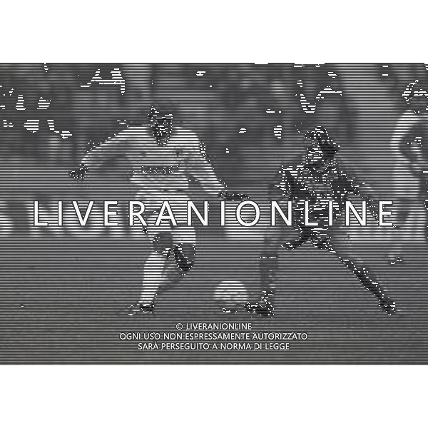 12-02-1995 PARMA-CAMPIONATO DI CALCIO SERIE A PARMA PADOVA 1-0 NELLA FOTO FAUSTINO ASPRILLA E DAMIANO LONGHI AG ALDO LIVERANI SAS