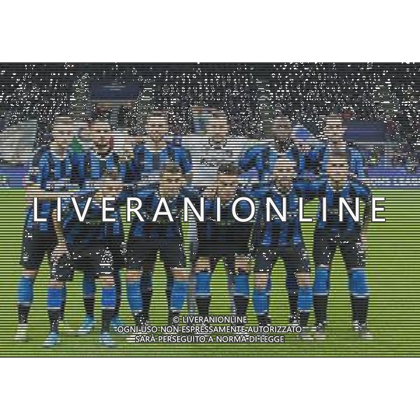 Milano 10-12-2019 Stadio San Siro - Uefa champions League 2019/20 Inter _ Barcellona nella foto: Formazione inter ©ANTONIO SAIA/AGENZIA ALDO LIVERANI SAS