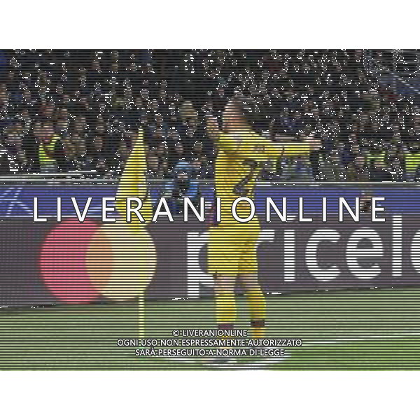 Milano 10-12-2019 Stadio San Siro - Uefa champions League 2019/20 Inter _ Barcellona nella foto: esultanza dopo il gol di Carles Perez ©ANTONIO SAIA/AGENZIA ALDO LIVERANI SAS