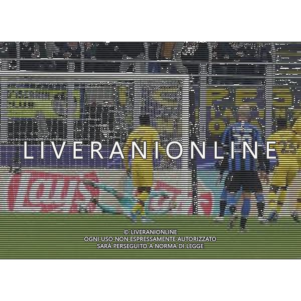 Milano 10-12-2019 Stadio San Siro - Uefa champions League 2019/20 Inter _ Barcellona nella foto: il gol di romelu Lukaku del pareggio 1-1 ©ANTONIO SAIA/AGENZIA ALDO LIVERANI SAS