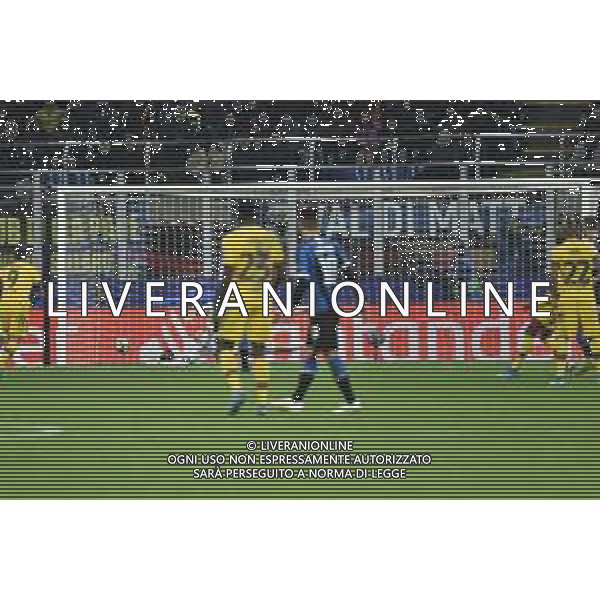 Ansu Fati sulla DX segna il gol del 1-2 Barcellona Inter vs Barcellona UEFA Champions League fase a gironi 6° giornata gruppo F Milano 10–12-2019 Stadio Giuseppe Meazza - San Siro foto Roberto Garavaglia - ag. Aldo Liverani sas