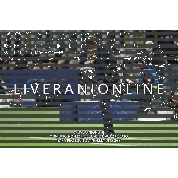 Conte antonio delusione Inter vs Barcellona UEFA Champions League fase a gironi 6° giornata gruppo F Milano 10–12-2019 Stadio Giuseppe Meazza - San Siro foto Roberto Garavaglia - ag. Aldo Liverani sas