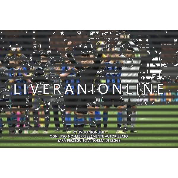 delusione Inter Inter vs Barcellona UEFA Champions League fase a gironi 6° giornata gruppo F Milano 10–12-2019 Stadio Giuseppe Meazza - San Siro foto Roberto Garavaglia - ag. Aldo Liverani sas