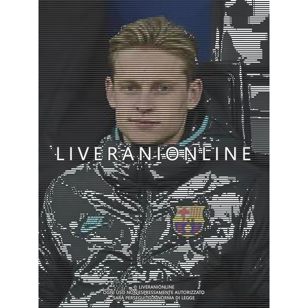 Frankie de Jong (Barcellona) Inter vs Barcellona UEFA Champions League fase a gironi 6° giornata gruppo F Milano 10–12-2019 Stadio Giuseppe Meazza - San Siro foto Roberto Garavaglia - ag. Aldo Liverani sas