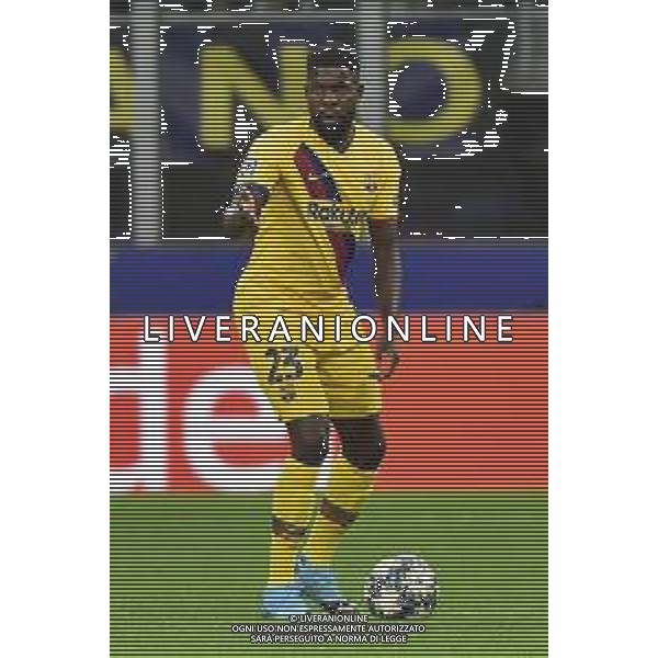 Sameul Umtiti (Barcellona) Inter vs Barcellona UEFA Champions League fase a gironi 6° giornata gruppo F Milano 10–12-2019 Stadio Giuseppe Meazza - San Siro foto Roberto Garavaglia - ag. Aldo Liverani sas