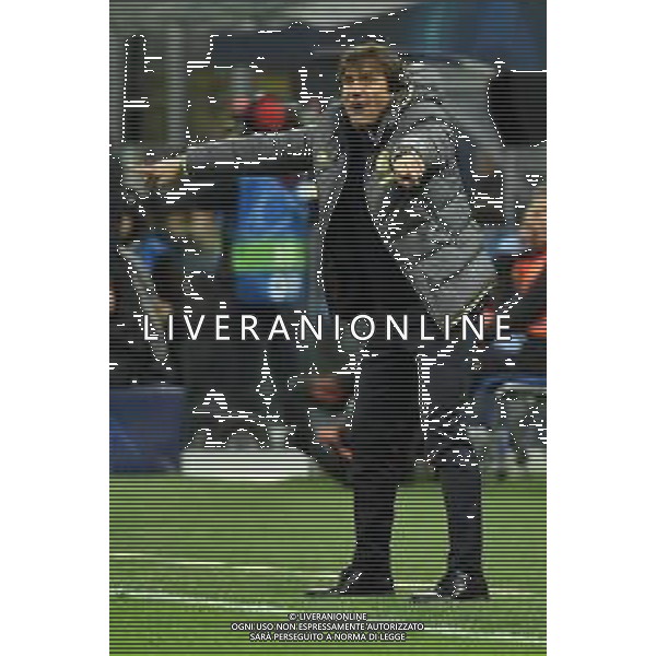 Antonio Conte allenatore Inter Inter vs Barcellona UEFA Champions League fase a gironi 6° giornata gruppo F Milano 10–12-2019 Stadio Giuseppe Meazza - San Siro foto Roberto Garavaglia - ag. Aldo Liverani sas