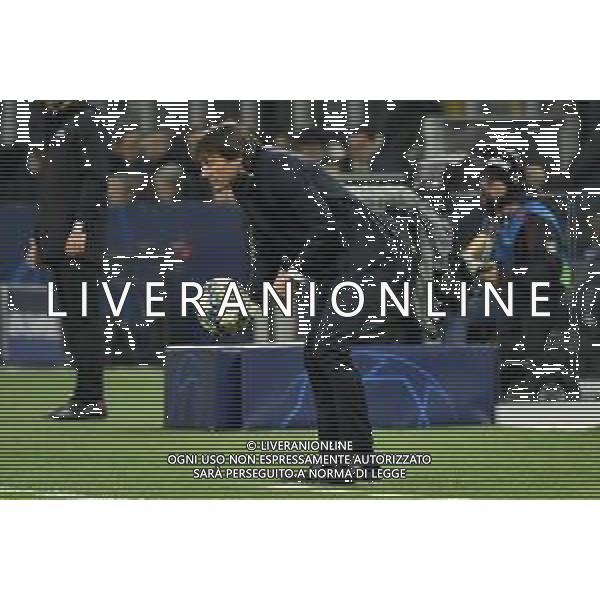 Antonio Conte allenatore Inter Inter vs Barcellona UEFA Champions League fase a gironi 6° giornata gruppo F Milano 10–12-2019 Stadio Giuseppe Meazza - San Siro foto Roberto Garavaglia - ag. Aldo Liverani sas