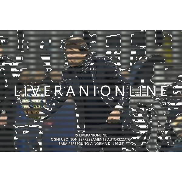 Antonio Conte allenatore Inter Inter vs Barcellona UEFA Champions League fase a gironi 6° giornata gruppo F Milano 10–12-2019 Stadio Giuseppe Meazza - San Siro foto Roberto Garavaglia - ag. Aldo Liverani sas