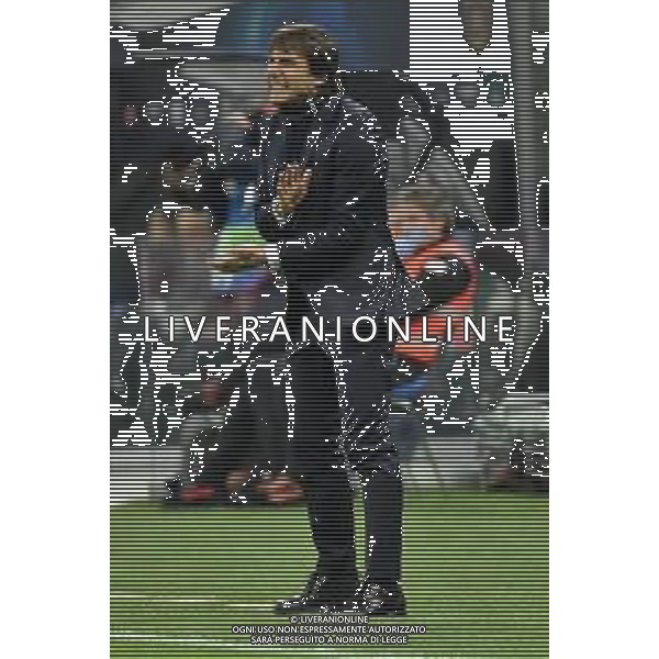 Antonio Conte allenatore Inter Inter vs Barcellona UEFA Champions League fase a gironi 6° giornata gruppo F Milano 10–12-2019 Stadio Giuseppe Meazza - San Siro foto Roberto Garavaglia - ag. Aldo Liverani sas
