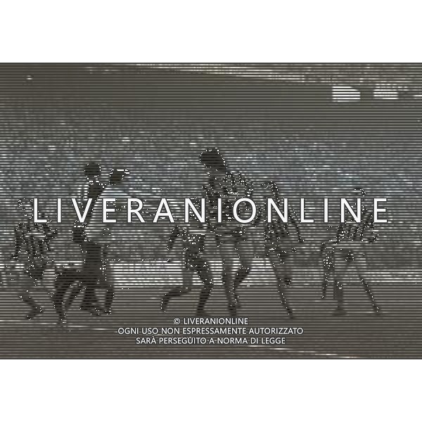 14-02-1982 MILANO CAMPIONATO DI CALCIO SERIE A INTER CAGLIARI 1-3 NELLA FOTO GOAL SALVATORE BAGNI AG ALDO LIVERANI SAS