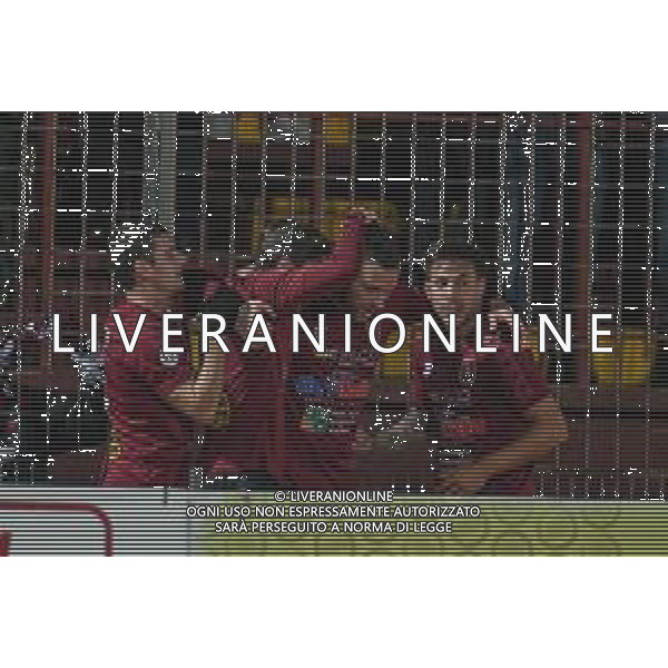 Campionato di Calcio Serie C - Lega Pro 2019/2020 Pontedera, Italia 11/12/2019 Pontedera vs Lecco Nella foto: Caio De Cenco (P) festeggia il gol del vantaggio sotto i tifosi FOTO FABIO FAGIOLINI-ALESSIO MARINI-AG ALDO LIVERANI SAS