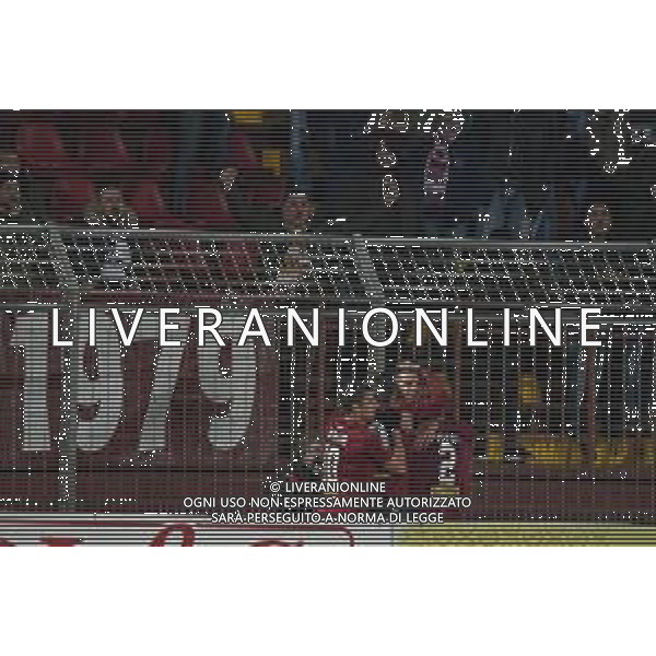 Campionato di Calcio Serie C - Lega Pro 2019/2020 Pontedera, Italia 11/12/2019 Pontedera vs Lecco Nella foto: Caio De Cenco (P) festeggia il gol del vantaggio sotto i tifosi FOTO FABIO FAGIOLINI-ALESSIO MARINI-AG ALDO LIVERANI SAS