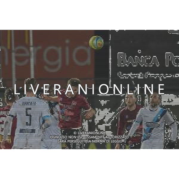 Campionato di Calcio Serie C - Lega Pro 2019/2020 Pontedera, Italia 11/12/2019 Pontedera vs Lecco Nella foto: Francesco Benassai (P) di testa libera FOTO FABIO FAGIOLINI-ALESSIO MARINI-AG ALDO LIVERANI SAS