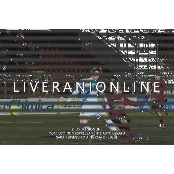 Campionato di Calcio Serie C - Lega Pro 2019/2020 Pontedera, Italia 11/12/2019 Pontedera vs Lecco Nella foto: Caio De Cenco (P) realizza il gol del 3 a 1 FOTO FABIO FAGIOLINI-ALESSIO MARINI-AG ALDO LIVERANI SAS