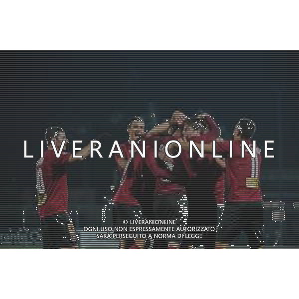 Campionato di Calcio Serie C - Lega Pro 2019/2020 Pontedera, Italia 11/12/2019 Pontedera vs Lecco Nella foto: festa finale del Pontedera FOTO FABIO FAGIOLINI-ALESSIO MARINI-AG ALDO LIVERANI SAS