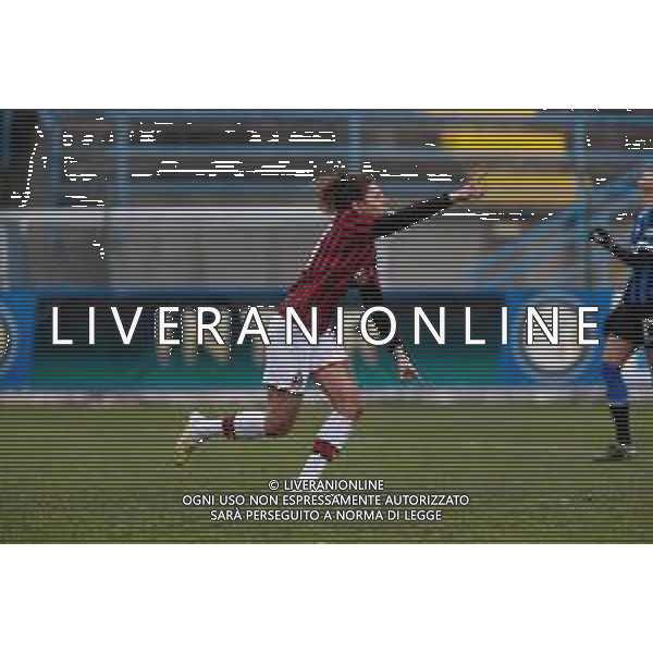 Calcio Coppa Italia Femminile 2019/2020 Milano, Italia 11/12/2019 Ottavi di Finale - Inter vs Milan Nella foto: Miriam Longo (Milan) festeggia il gol FOTO FRANCESCO SCACCIANOCE-ALESSIO MARINI-AG ALDO LIVERANI SAS