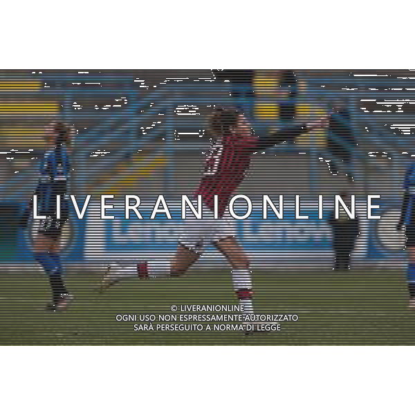 Calcio Coppa Italia Femminile 2019/2020 Milano, Italia 11/12/2019 Ottavi di Finale - Inter vs Milan Nella foto: Miriam Longo (Milan) festeggia il gol FOTO FRANCESCO SCACCIANOCE-ALESSIO MARINI-AG ALDO LIVERANI SAS