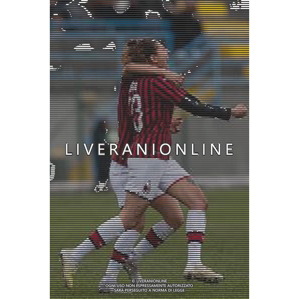 Calcio Coppa Italia Femminile 2019/2020 Milano, Italia 11/12/2019 Ottavi di Finale - Inter vs Milan Nella foto: Miriam Longo (Milan) festeggia il gol FOTO FRANCESCO SCACCIANOCE-ALESSIO MARINI-AG ALDO LIVERANI SAS