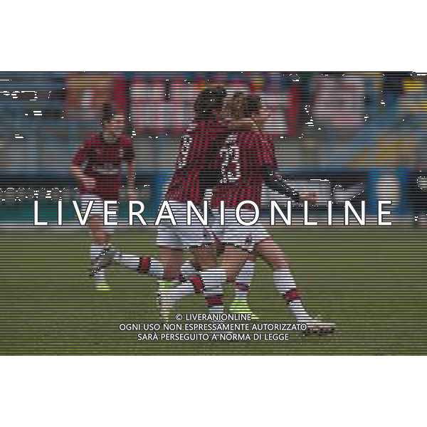 Calcio Coppa Italia Femminile 2019/2020 Milano, Italia 11/12/2019 Ottavi di Finale - Inter vs Milan Nella foto: Miriam Longo (Milan) festeggia il gol FOTO FRANCESCO SCACCIANOCE-ALESSIO MARINI-AG ALDO LIVERANI SAS
