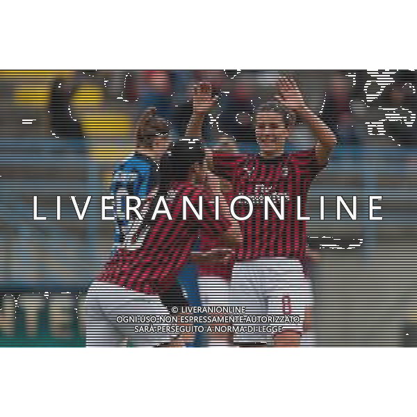 Calcio Coppa Italia Femminile 2019/2020 Milano, Italia 11/12/2019 Ottavi di Finale - Inter vs Milan Nella foto: Lady Patricia Andrade (Milan) festeggia il gol FOTO FRANCESCO SCACCIANOCE-ALESSIO MARINI-AG ALDO LIVERANI SAS