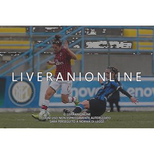 Calcio Coppa Italia Femminile 2019/2020 Milano, Italia 11/12/2019 Ottavi di Finale - Inter vs Milan Nella foto: Valentina Bergamaschi (Milan) e Caterina Fracaros (Inter) FOTO FRANCESCO SCACCIANOCE-ALESSIO MARINI-AG ALDO LIVERANI SAS