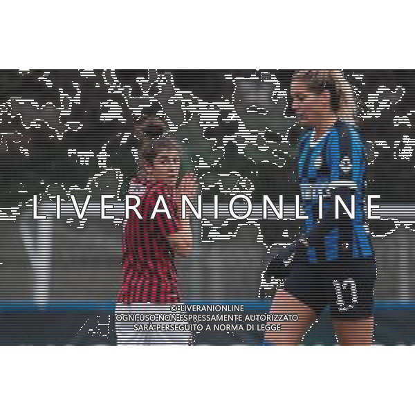 Calcio Coppa Italia Femminile 2019/2020 Milano, Italia 11/12/2019 Ottavi di Finale - Inter vs Milan Nella foto: Valentina Bergamaschi (Milan) FOTO FRANCESCO SCACCIANOCE-ALESSIO MARINI-AG ALDO LIVERANI SAS