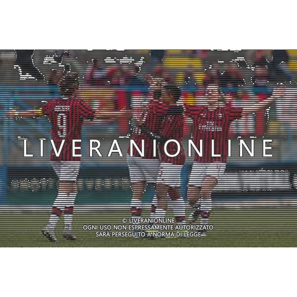 Calcio Coppa Italia Femminile 2019/2020 Milano, Italia 11/12/2019 Ottavi di Finale - Inter vs Milan Nella foto: Dominica Conc (Milan) festeggia il gol FOTO FRANCESCO SCACCIANOCE-ALESSIO MARINI-AG ALDO LIVERANI SAS