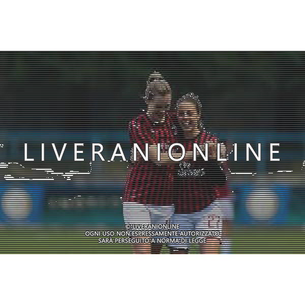 Calcio Coppa Italia Femminile 2019/2020 Milano, Italia 11/12/2019 Ottavi di Finale - Inter vs Milan Nella foto: Linda Tucceri (Milan) e Stine Hovland (Milan) FOTO FRANCESCO SCACCIANOCE-ALESSIO MARINI-AG ALDO LIVERANI SAS