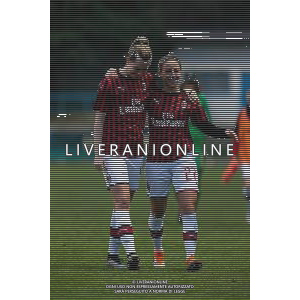 Calcio Coppa Italia Femminile 2019/2020 Milano, Italia 11/12/2019 Ottavi di Finale - Inter vs Milan Nella foto: Linda Tucceri (Milan) e Stine Hovland (Milan) FOTO FRANCESCO SCACCIANOCE-ALESSIO MARINI-AG ALDO LIVERANI SAS