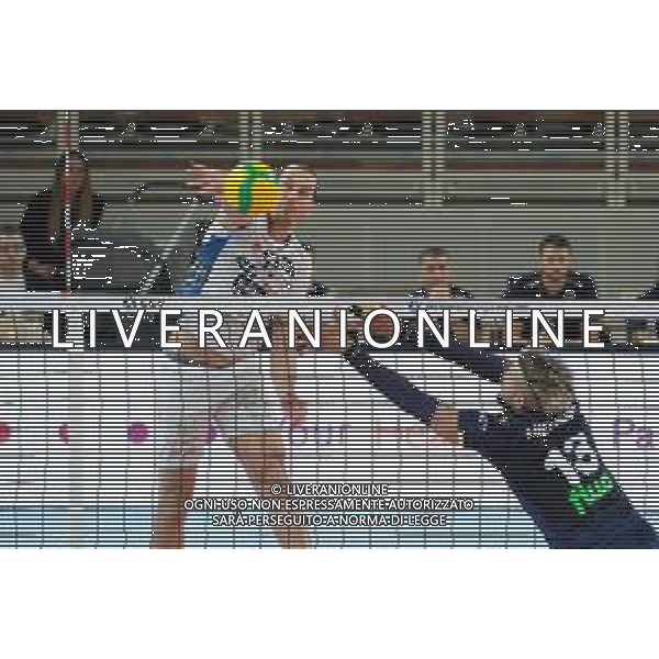 Volley Champions League Men 2019/2020 Trento, Italia 12/12/2019 Trentino Itas vs Fenerbahce HDI Sigorta Istambul Nella foto: Attacco di Mitar Djuric (12) ITAS Trentino FOTO ROBERTO TOMMASINI-ALESSIO MARINI-AG ALDO LIVERANI SAS