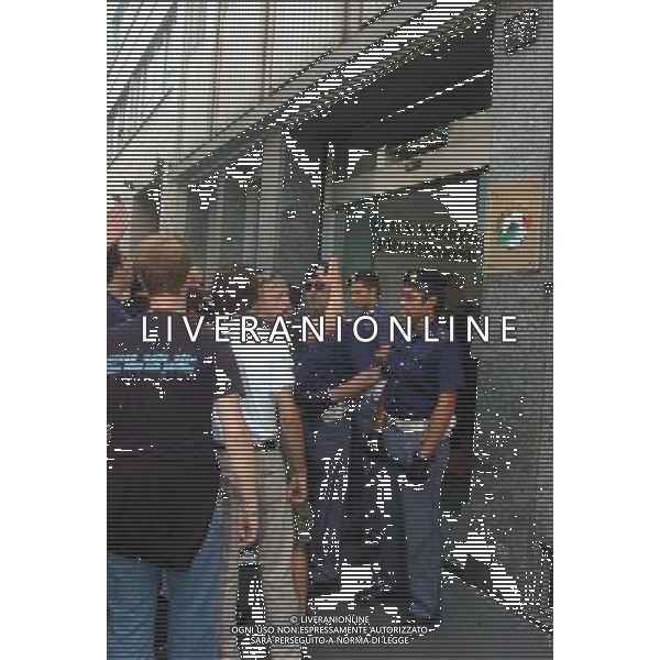 Milano 07/07/2005 Assemblea di Lega nella foto: protesta degli ultras foto Arcaini / Ag.Aldo liverani