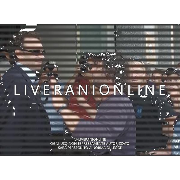 Milano 07/07/2005 Assemblea di Lega nella foto: Massimo Cellino con ultras foto Arcaini / Ag.Aldo liverani