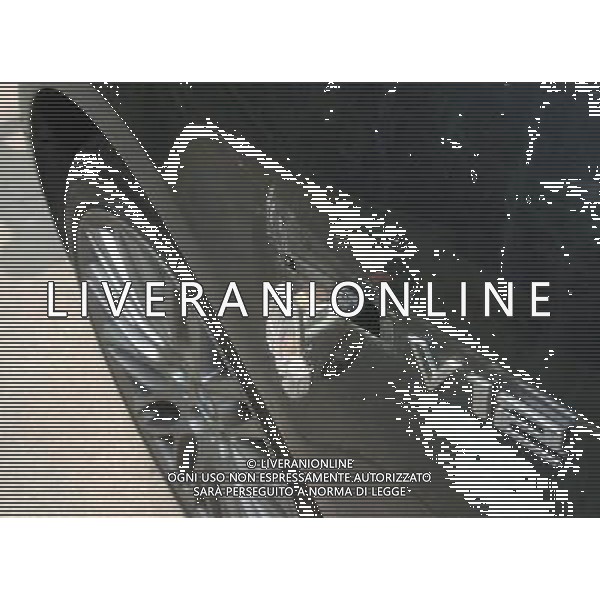 Milano 07/07/2005 Assemblea di Lega nella foto: Auto di Enrico Preziosi danneggiata foto Arcaini / Ag.Aldo liverani