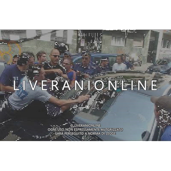 Milano 07/07/2005 Assemblea di Lega nella foto: Auto di Enrico Preziosi circondata dagli ultras foto Arcaini / Ag.Aldo liverani