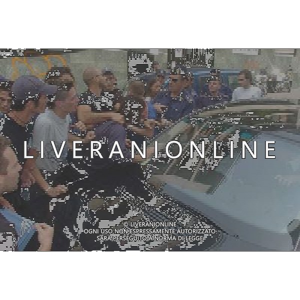 Milano 07/07/2005 Assemblea di Lega nella foto: Auto di Enrico Preziosi circondata dagli ultras foto Arcaini / Ag.Aldo liverani