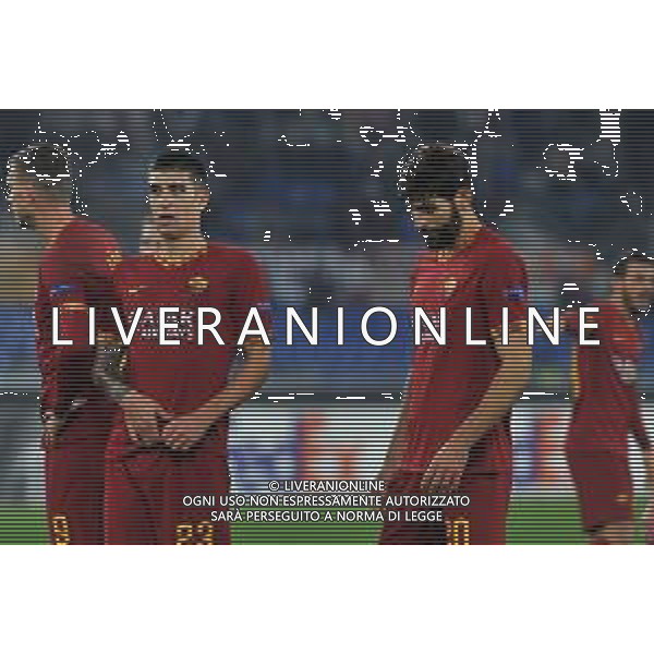 Roma vs Wolfsberg Europa League - 6 giornata Stadio Olimpico - Roma 12-12-2019 nella foto Mancini e Fazio FOTO FEDERICO GAETANO-AG ALDO LIVERANI SAS