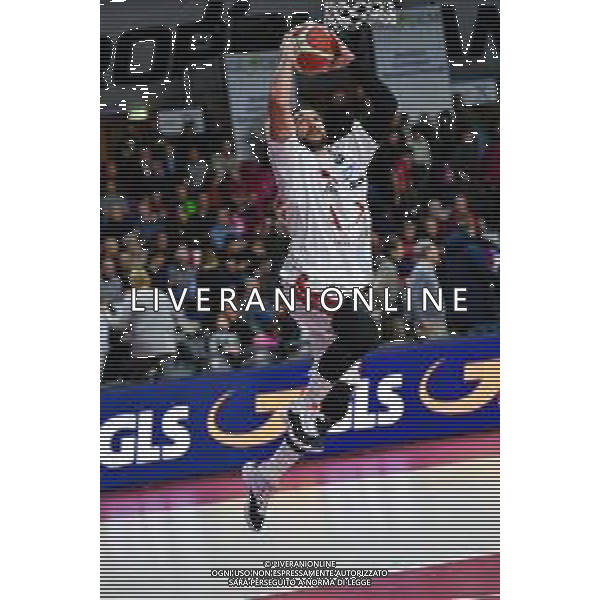Campionato di Basket Serie A 2019/2020 Venezia, Italia 15/12/2019 Umana Reyer Venezia vs AX Armani Exchange Olimpia Milano Nella foto: Arturas Gudaitis dell\' AX Armani Exchange Olimpia Milano FOTO ALESSIO MARINI-AG ALDO LIVERANI SAS