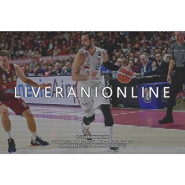 Campionato di Basket Serie A 2019/2020 Venezia, Italia 15/12/2019 Umana Reyer Venezia vs AX Armani Exchange Olimpia Milano Nella foto: Riccardo Moraschini dell\' AX Armani Exchange Olimpia Milano FOTO ALESSIO MARINI-AG ALDO LIVERANI SAS