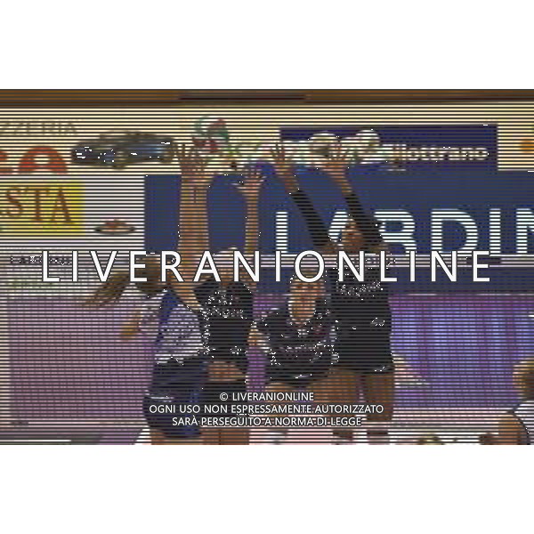 Campionato di Volley Serie A1 Femminile 2019/2020 Jesi (AN), Italia 15/12/2019 Lardini Filottrano-Il Bisonte Firenze Nella foto: Daalderop Nika (Il Bisonte Firenze) Grant Nia (Lardini Filottrano) FOTO ROBERTO BARTOMEOLI-ALESSIO MARINI-AG ALDO LIVERANI SAS