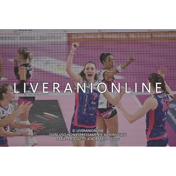 Campionato di Volley Serie A1 Femminile 2019/2020 Scandicci (FI), Italia 15/12/2019 Savino Del Bene Scandicci vs Golden Tulip Volalto 2.0 Caserta Nella foto: Marina LUbian (Scandicci) esulta FOTO LISA GUGLIELMI-ALESSIO MARINI-AG ALDO LIVERANI SAS
