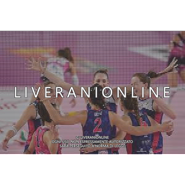 Campionato di Volley Serie A1 Femminile 2019/2020 Scandicci (FI), Italia 15/12/2019 Savino Del Bene Scandicci vs Golden Tulip Volalto 2.0 Caserta Nella foto: Esultanza Scandicci FOTO LISA GUGLIELMI-ALESSIO MARINI-AG ALDO LIVERANI SAS