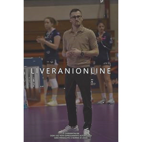 Campionato di Volley Serie A1 Femminile 2019/2020 Jesi (AN), Italia 15/12/2019 Lardini Filottrano vs Il Bisonte Firenze Nella foto: Schiavo Filippo (Allenatore Lardini Filottrano) FOTO ROBERTO BARTOMEOLI-ALESSIO MARINI-AG ALDO LIVERANI SAS