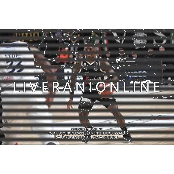 Virtus Segafredo Bologna - New Basket Brindisi Campionato di basket Serie A1 - 14.12.2019 nella foto frank gaines ©Optimafoto/AGENZIA ALDO LIVERANI SAS