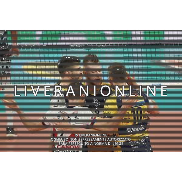 Campionato di Volley Superlega Serie A 2019/2020 Perugia, Italia 15/12/2019 Sir Safety Conad Perugia vs Leo Shoes Modena Nella foto: ivan zaytsev (n.9 leo schoes modena) esulta FOTO LORIS CERQUIGLINI-ALESSIO MARINI-AG ALDO LIVERANI SAS